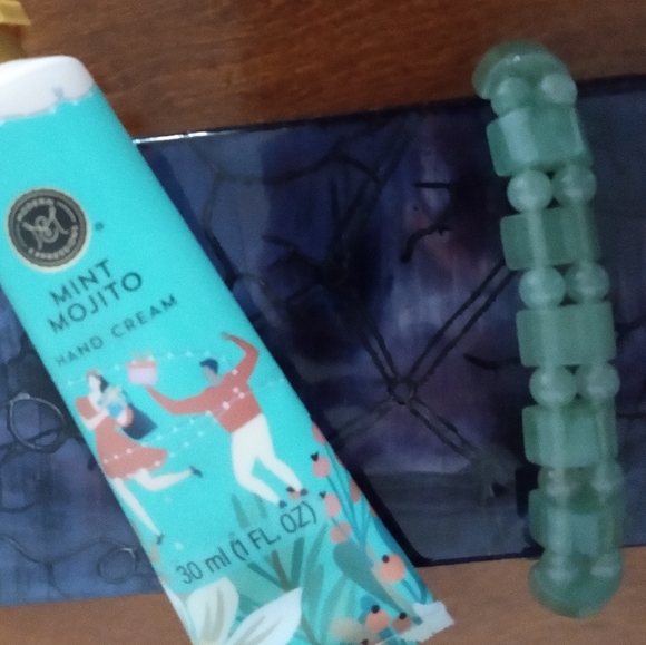 Jade citrine paridot bracelet - Picture 2 of 2